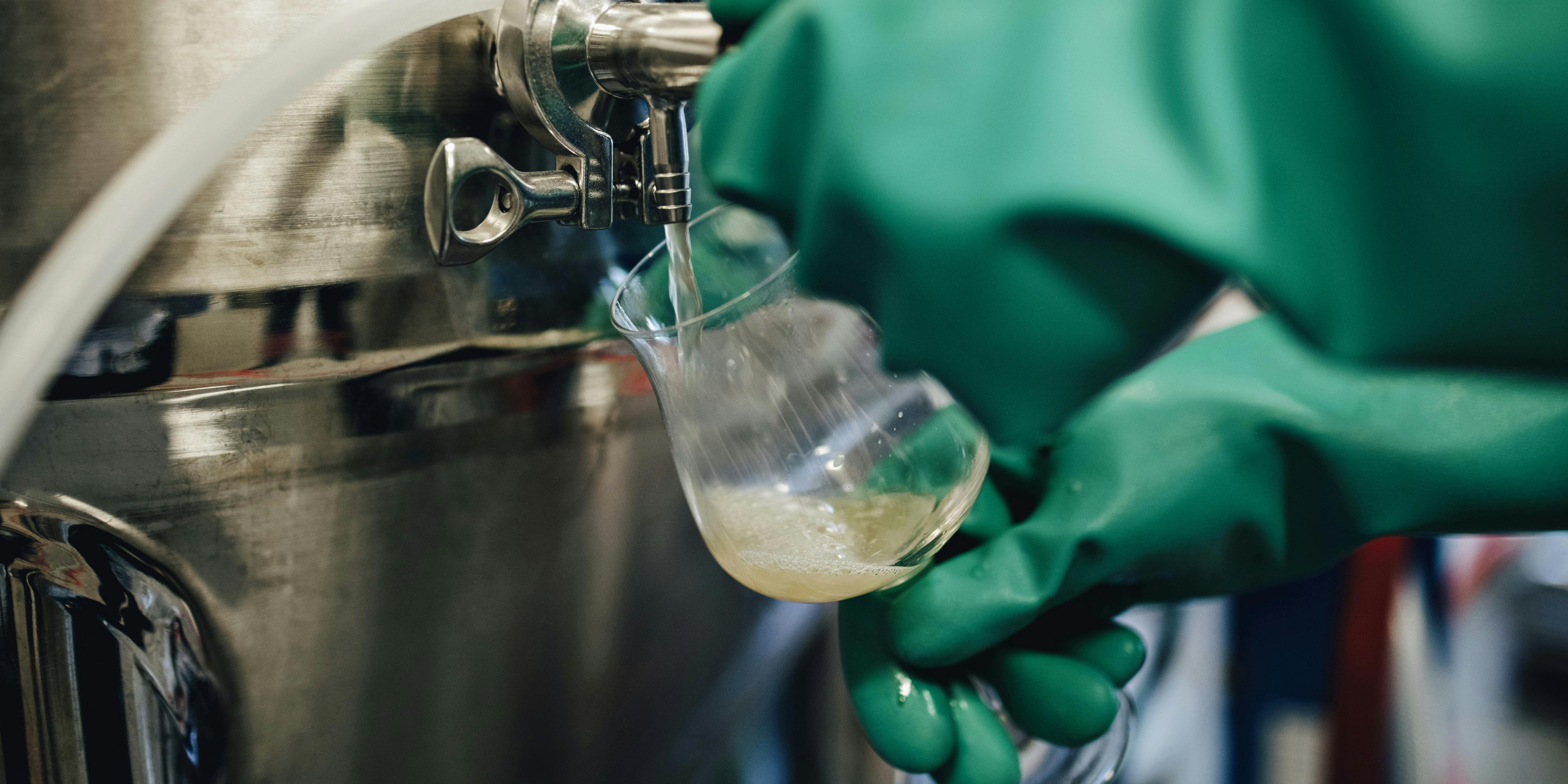 Province Brands has created a weed beer that is said to hit and fade fast. Here, a beer on tap is shown.