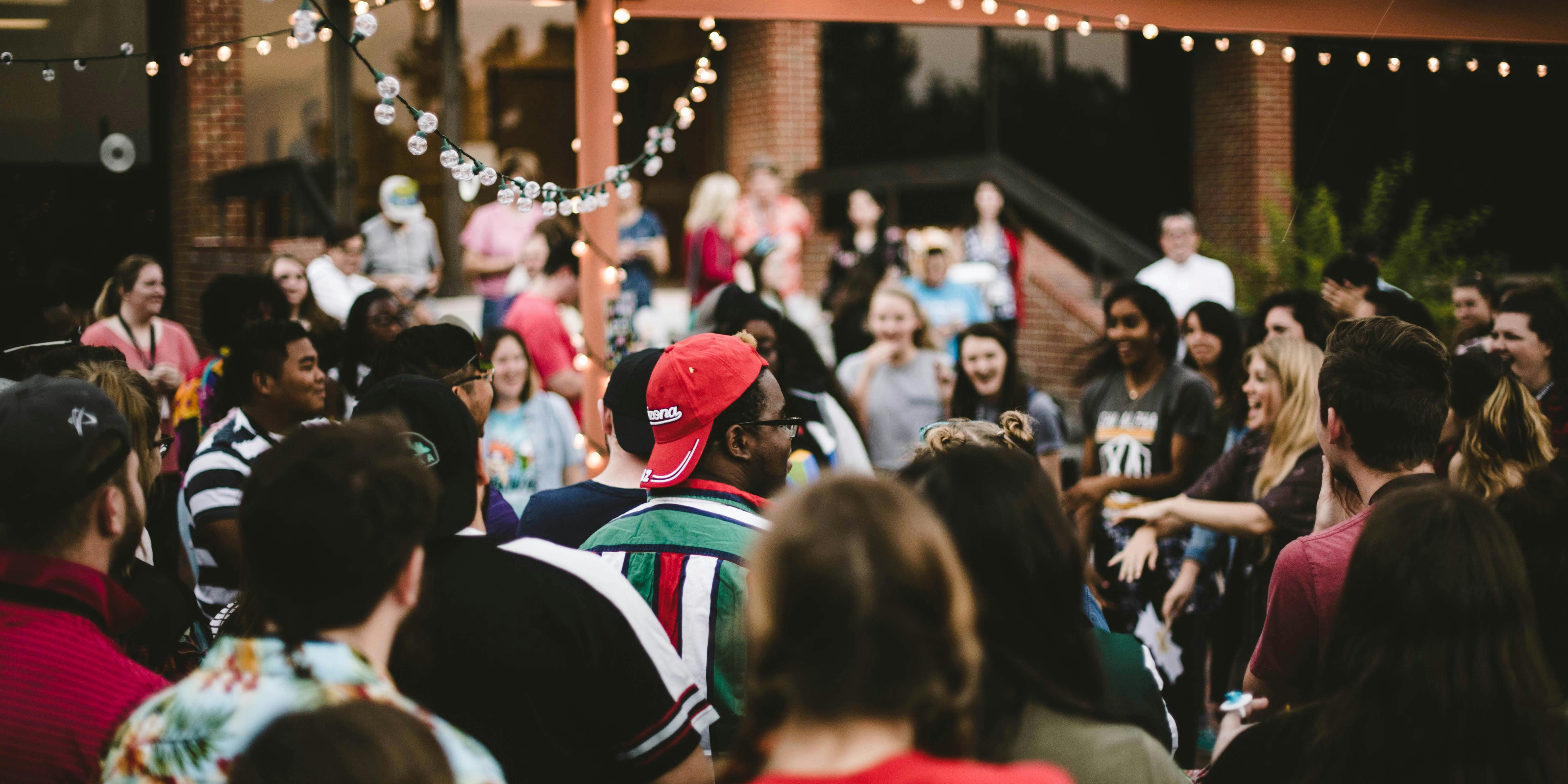 A gathering of people at an event. October 17 marks the day adult-use cannabis is recreationally legal in Canada.