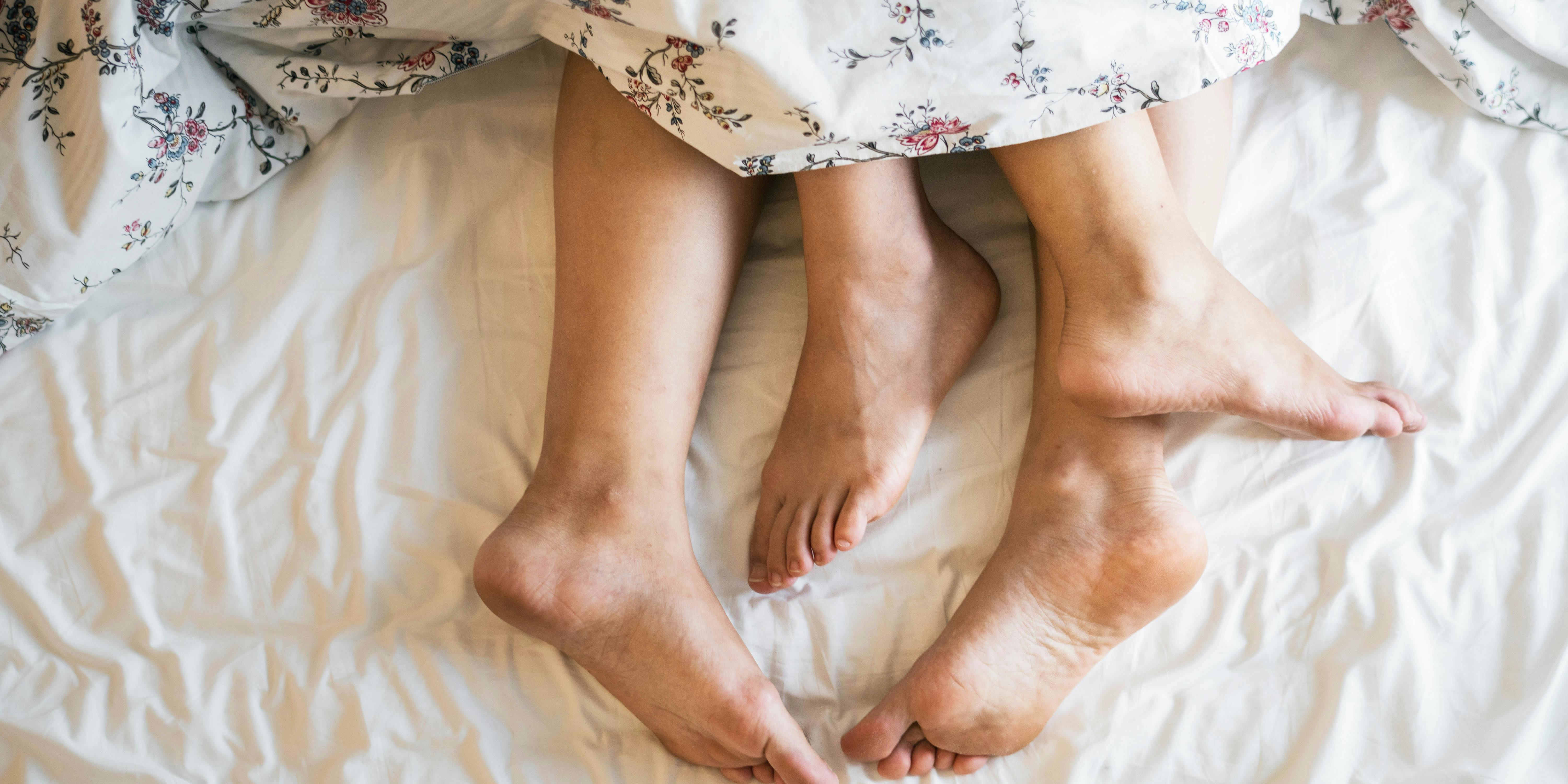 Feet poke out from under bedsheets. Herb has compiled five of the best strains for male arousal.