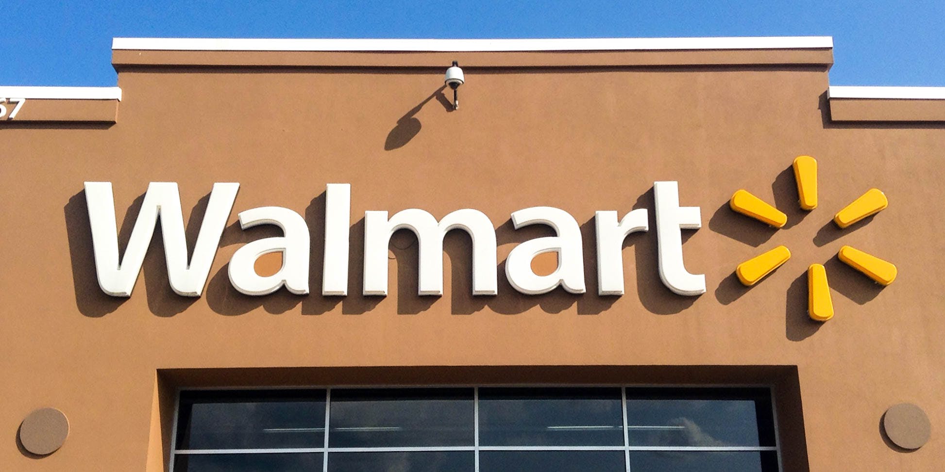Walmart Considers Selling Cannabis-Infused Products. Here, the exterior of a walmart is shown