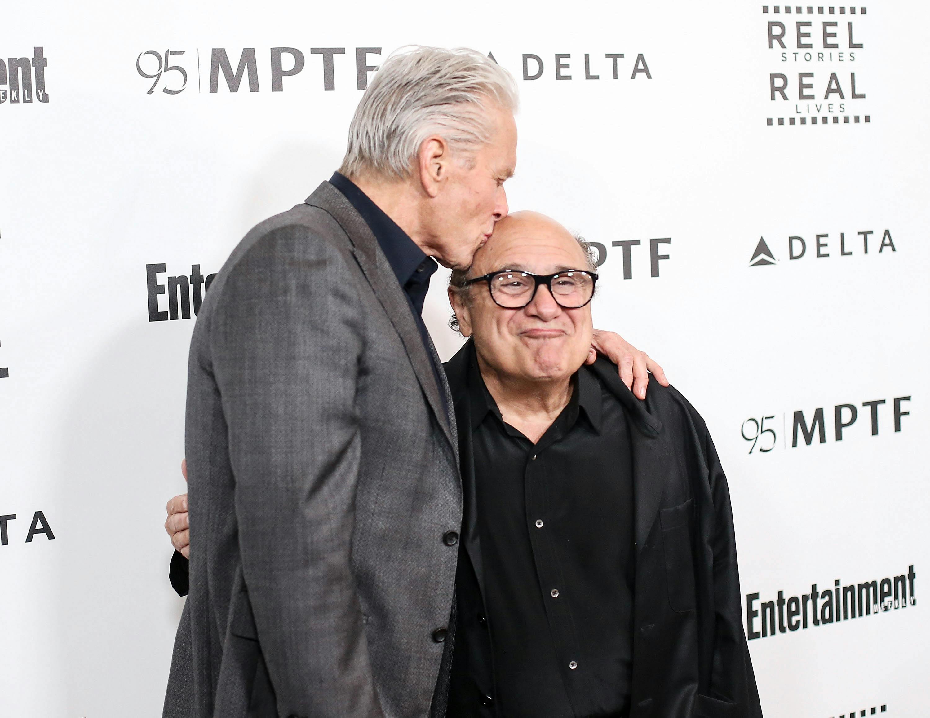 Danny DeVito and Michael Douglas Met Over a Joint Proposal Wiz Khalifa Hot Boxes Dressing Room; Boots Shiggy For Coughing