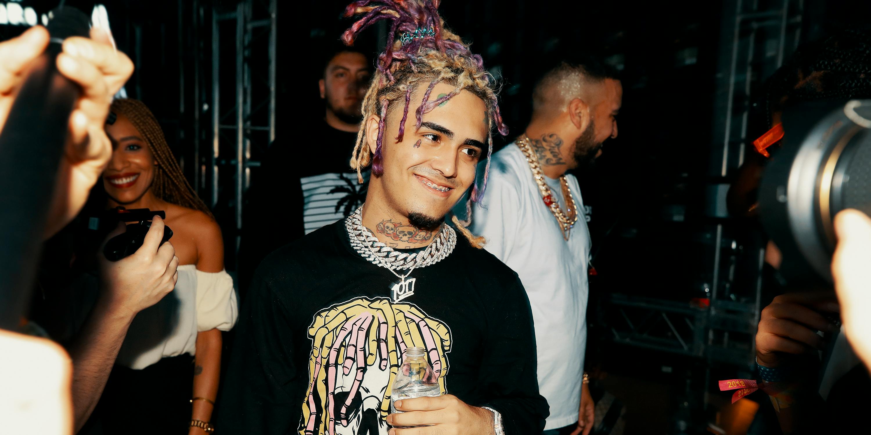 Lil Pump Sends Weed into the Heavens to Get God High. Here, Lil Pump performs onstage during the 2018 Coachella Valley Music and Arts Festival Weekend 1 at the Empire Polo Field on April 15, 2018 in Indio, California.