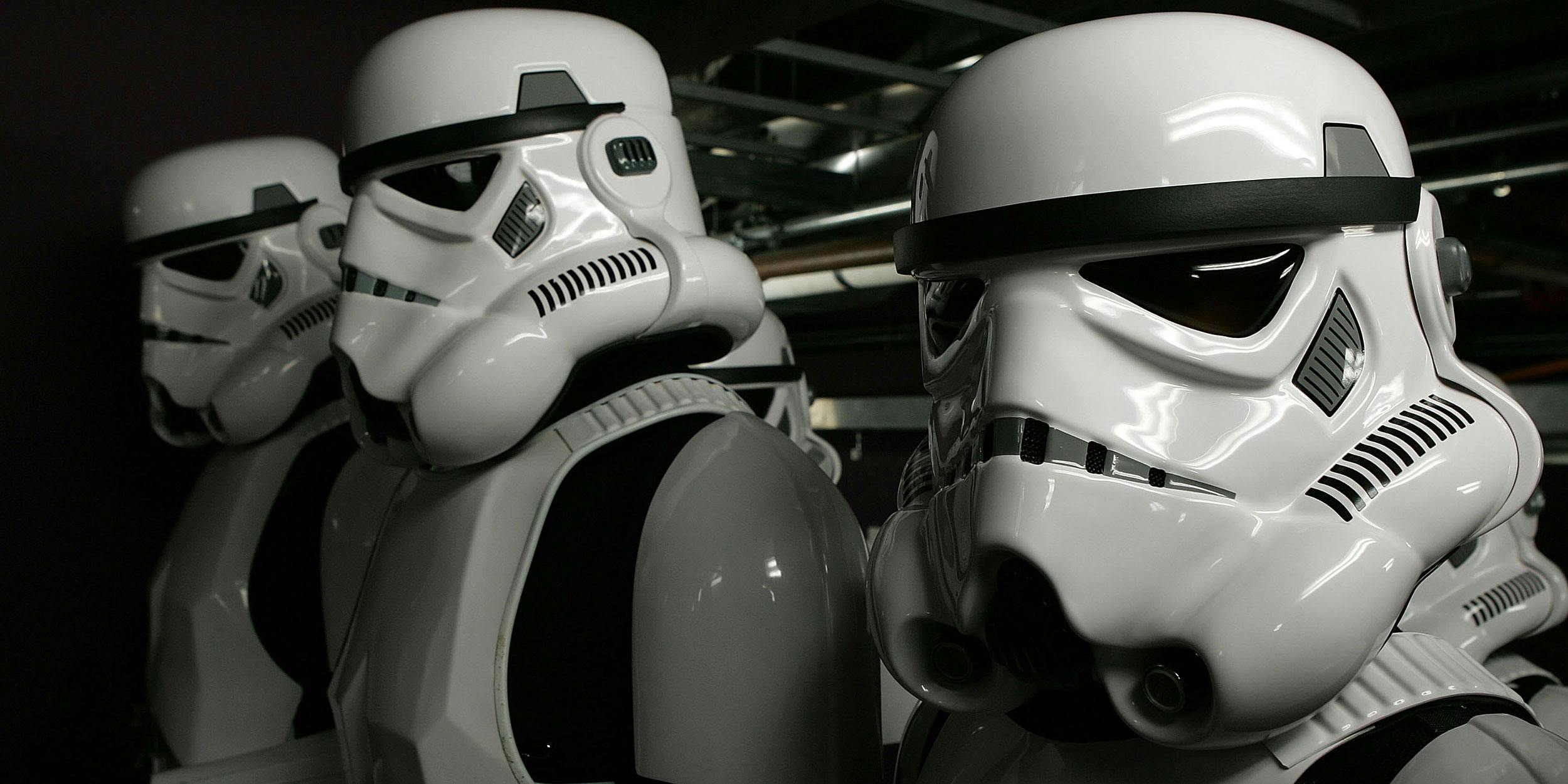 Storm Troopers prepare for the show during the 33rd AFI Life Achievement Award