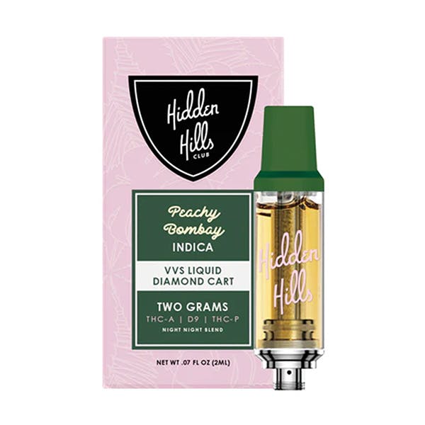 hidden hills night night blend cartridge 2g peachy bombay Flying With Weed: How To Get Weed Through Airport Security